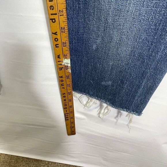 Frame Denim Medium Wash Distressed L'Homme Skinny Jeans Size 32 - Picture 9 of 12